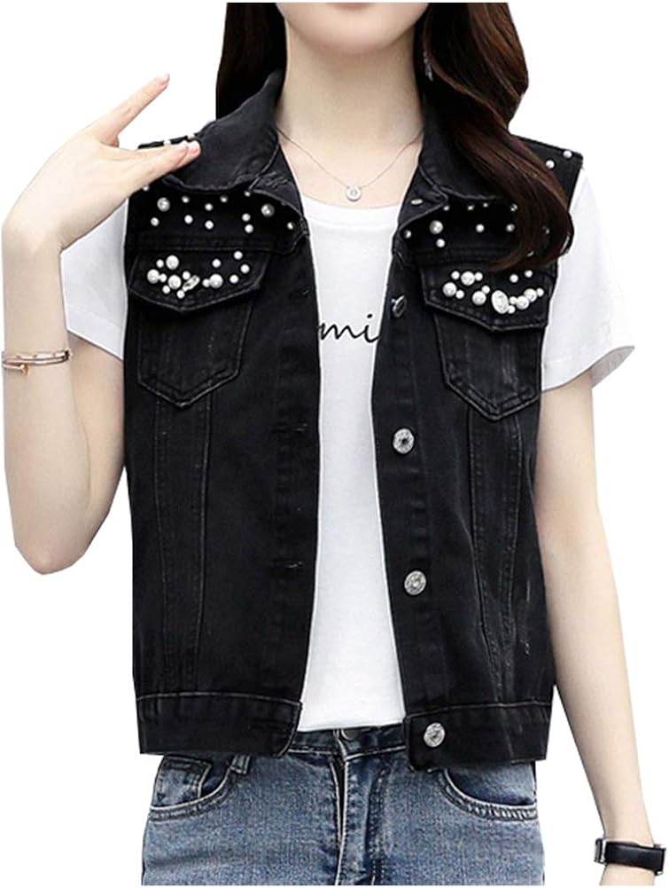 juniors jean vest