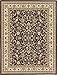 Unique Loom Sialk Hill Collection Area Rug - Washington (9' x 12' Rectangle Brown/Black)