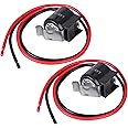 Refrigerator Defrost Thermostat W10225581, 2 Pcs Bimetal Defrost Thermostat Exact use for Whirlpool, Sears, Kenmore Refrigerator: Replace