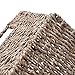 StorageWorks Seagrass Storage Baskets, Medium Wicker Baskets with Built-in Handles, 2 Pack