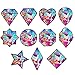 Rainbow Symphony - Rainbow Sun Catcher Window Stickers, Prism Holographic Stickers for Windows, Anti-Collision Window Decal for Birds, 19 Assorted Gem Shaped Decals, Made in USA
