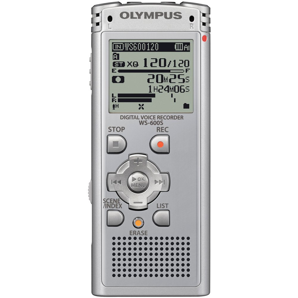 Amazon.com: Olympus WS-600S Digital Voice Recorder 142610 (Silver):  Electronics