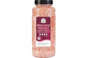 52USA Himalayan Pink Salt, Coarse Grain, 39 oz (2.4 LB), Pink Himalayan Sea Salt, Kosher Salt, Sea Salt for Grinder Refill, Himalayan Salt