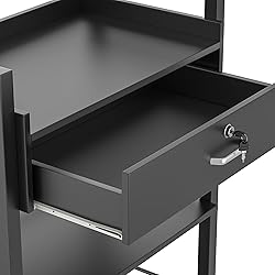 Salon Beauty Cabinet Cart Trolley 2-Layer Rolling