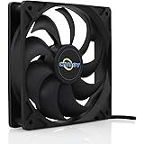 Conisy 120 mm PWM PC Case Fan, 4 Pin 800-2000 RPM Adjustable High Airflow Cooling Fan for Computer Coolers and Radiators Syst