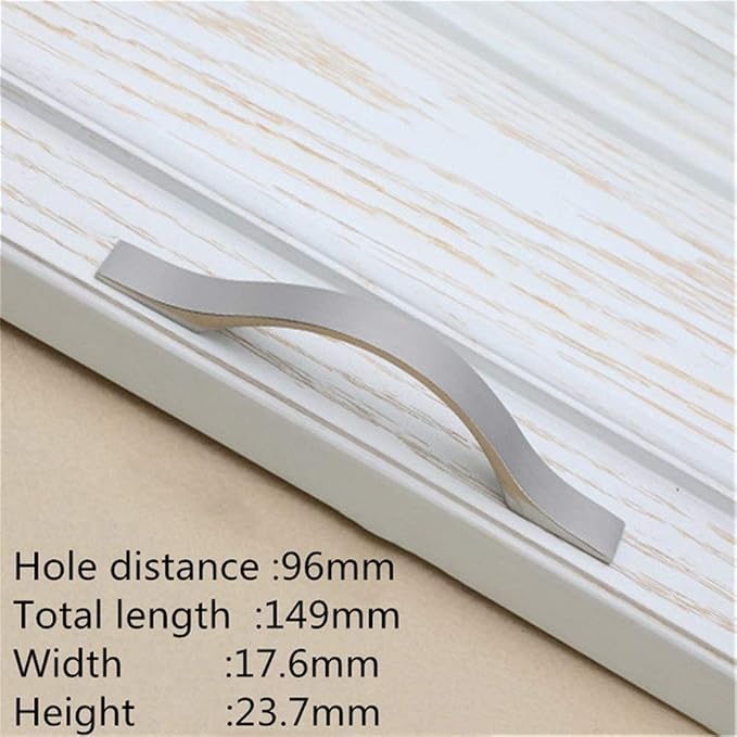 Amazon Com Yilei Handles Drawer Knobs Aluminum Alloy Kitchen Door Knobs Modern Cabinet Handles Brushed Cabinet Pulls Furniture Handle Hardware Home Improvement Parts Color 3 96mm Home Kitchen
