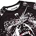 Venum Grizzli Rashguard - Short Sleeves - Black/White-M, Medium