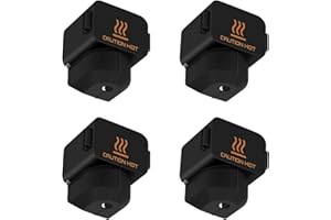 CNZTHDY 4PCS Silicone Socks Cover for 3D Printer Bambu Lab A1/A1 Mini, High Temperature and Durable Black Silicone Cover 3D Printer Accessories Parts Protecting Extruder Heater Block and Nozzle