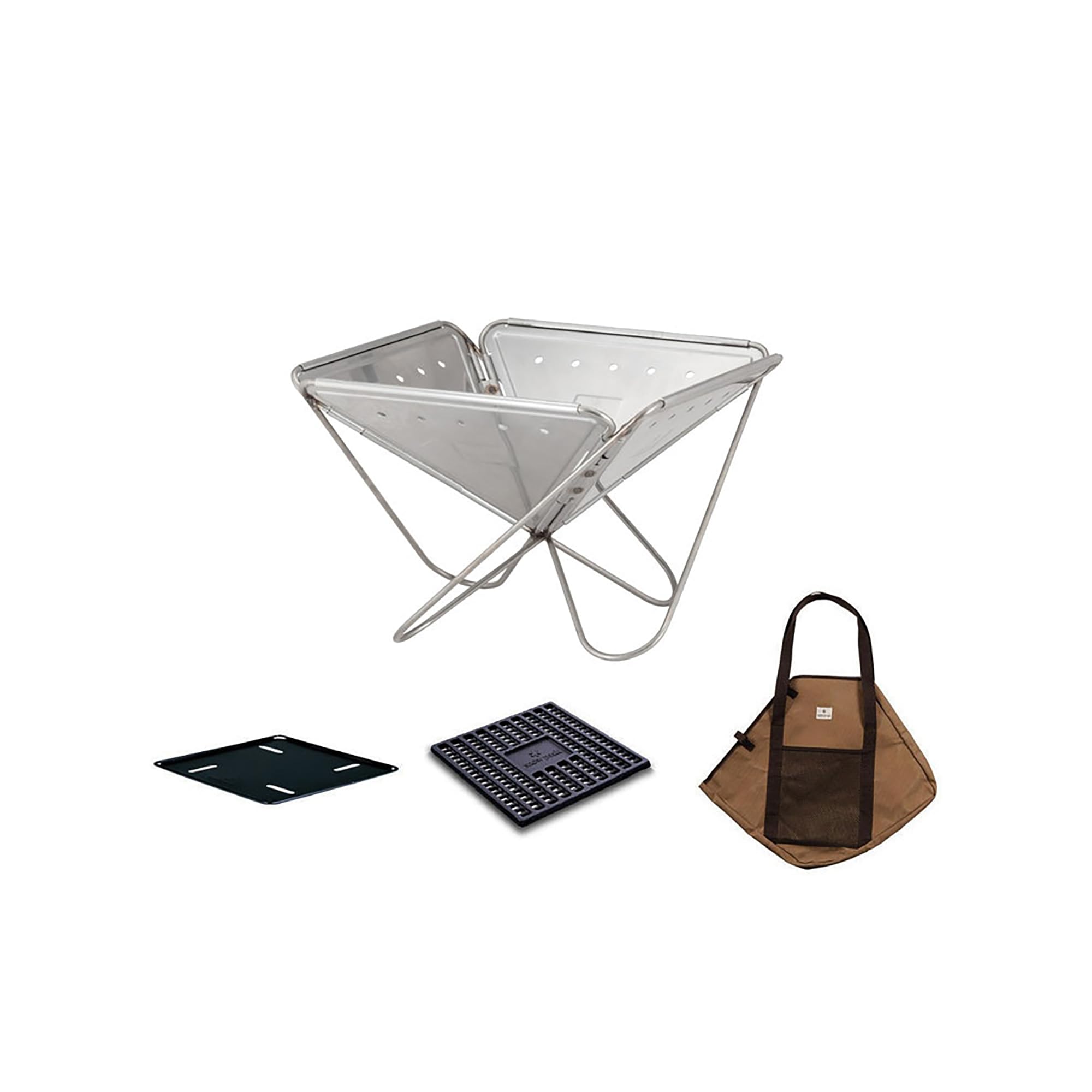 Snow Peak(スノーピーク) (snow peak) 焚火台Lスターターセット SET-112S ステンレス キャンプ アウトドア商品画像