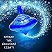 Hanukkah Dreidel - Musical Light Up Spinning Tops Set - Plays 2 Classic Hanukkah Songs - Assorted Colors 2 Pack