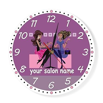Amazon Com The Geeky Days Nail Tech Modern Wall Clock Beauty