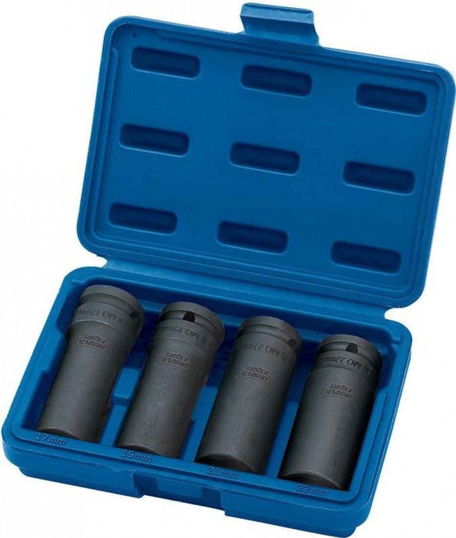 Draper 5726 1/2-inch Deep Impact Nut Remover (4 Pieces)