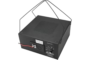 Atlas Sound M1000 - 8" Dual Cone Sound Masking Speaker with 70.7V-4W Transformer and Enclosure (Black, Single)