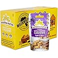 Sunshine Nut Co. Whole Roasted Lightly Salted Cashews, Sugar and Spice Flavor, 12-Pack, 1.05 oz. Each, Gluten Free, Peanut Free and Vegan Individual Snack Packs for Kids and Adults, GMO Free