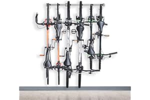 Monkey Bars Bike Storage Rack 2.0 - Store Up to 6 Bikes - 300lb Weight Capacity Garage Bike Rack
