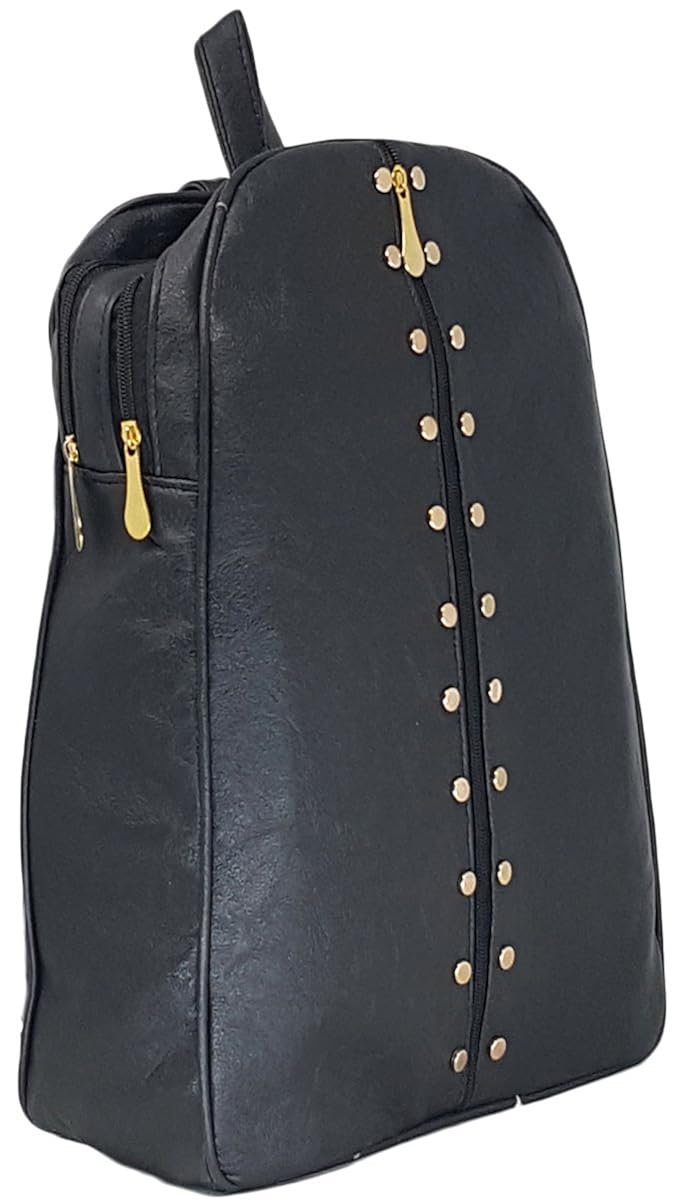 typify studded casual purse fashion school leather backpack shoulder bag mini backpack for women & girls, gift for her