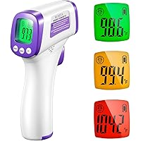 Infrared Thermometer for Adults, Non Contact Forehead Thermometer with Fever Alarm, Accurate Reading and Memory Function…
