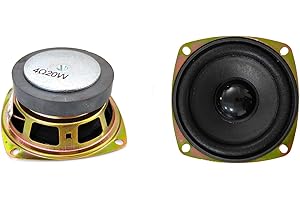Gikfun 3” 4Ohm 20W Full Range Audio Speaker Stereo Woofer Loudspeaker for Arduino Replacement DIY (Pack of 2pcs) EK2173