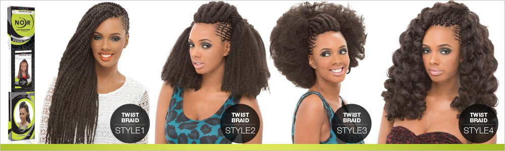 Amazon Com Janet Collection Synthetic Hair Braids Noir Afro