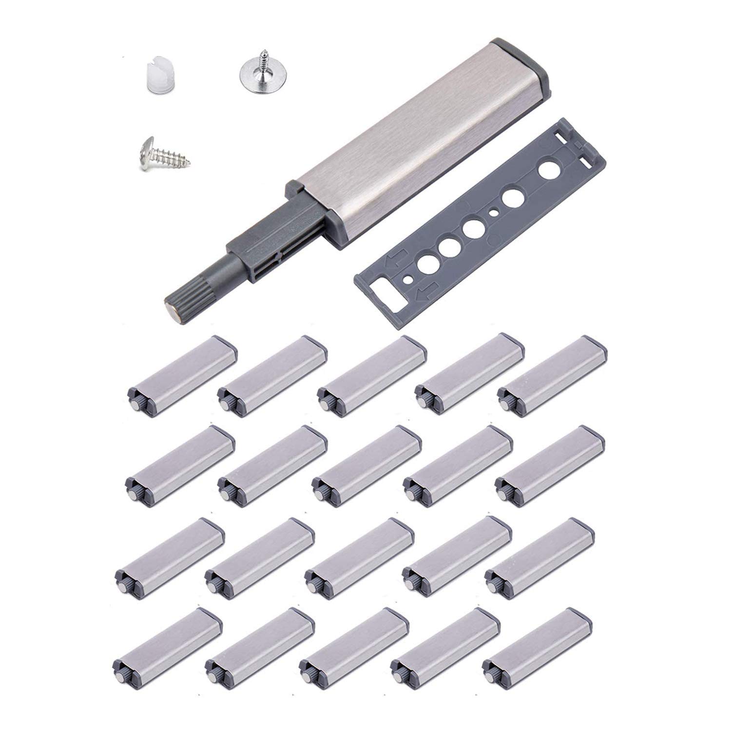 Pack of 20 Push to Open Door Opener with Magnetic Catch