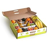 A Gift Inside Fresh Seasonal Fruit Box for &ndash; 23-28 Pieces of Apples, Pears, Citrus &amp; Seasonal Favorites, Healthy Snack Assortment for 7-10 People