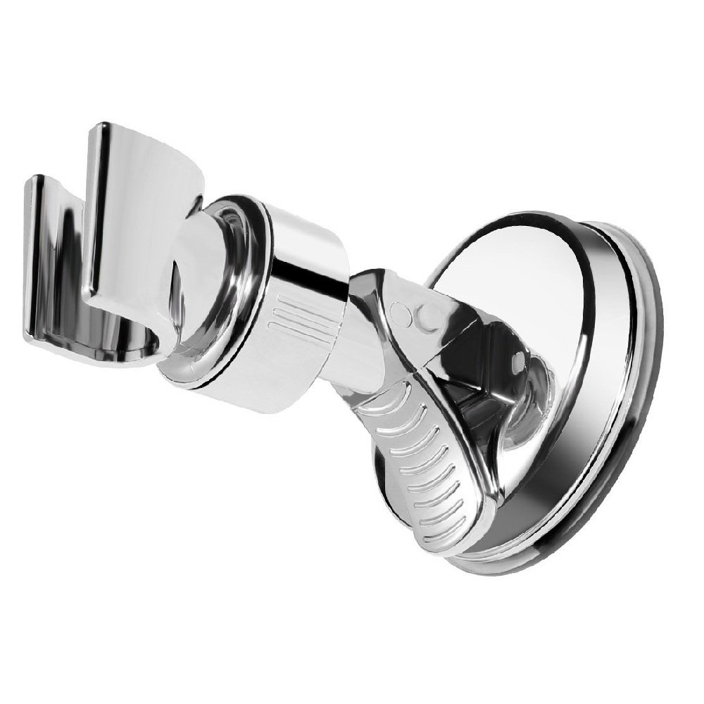 Shower Head Holder, Angle Adjustable Vacuum Suction Cup Handheld Shower Bracket Bathroom Wall Head Holder Mount