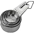 7 Piece Professional Grade Stainless Steel Measuring Cups Set By i Kito