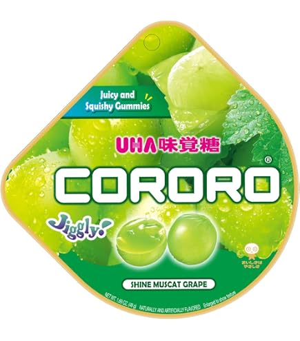 Amazon.com : Japanese Fruits Gummy Candy KORORO Assortments Grape