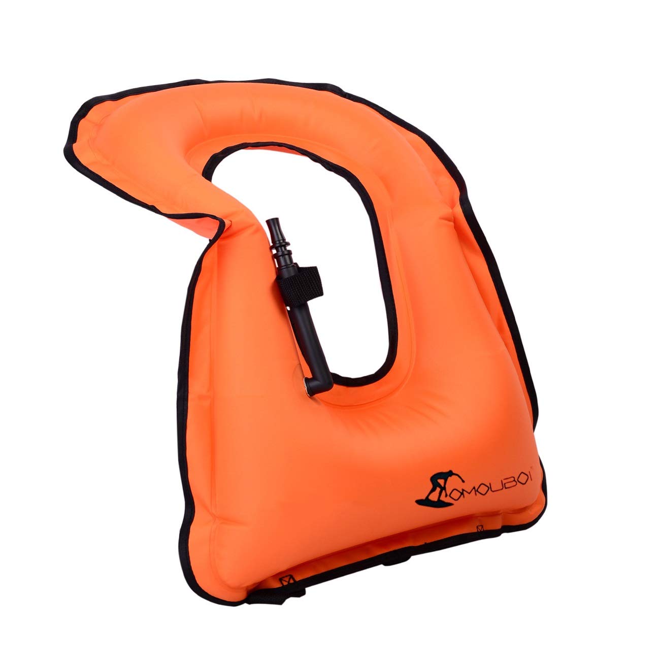 FORWEWAY Inflatable Snorkel Vest for Adults - Snorkel Vests for Snorkeling & Water Sports - Beginner Adults-Only (Orange)