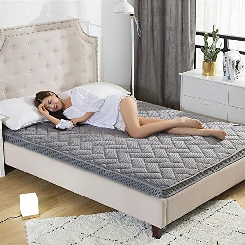 SANDM Memory Foam Tatami Mattress, Hypoallergenic Fiber Mattress Topper Foldable Mattress Pad Comfort Portable Futon Mattress-E 120x200cm(47x79inch)