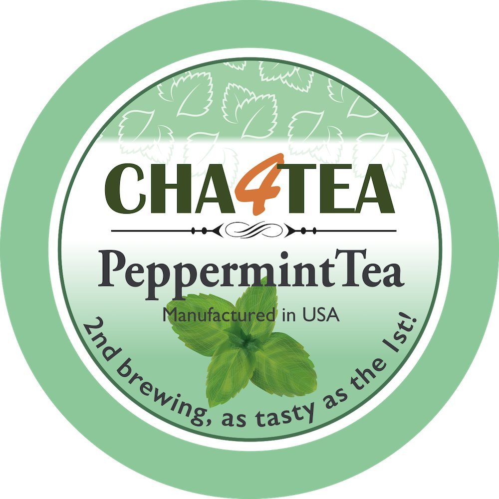 Cha4TEA 36Count Peppermint Tea K Cups for Keurig KCup 707129809049 eBay