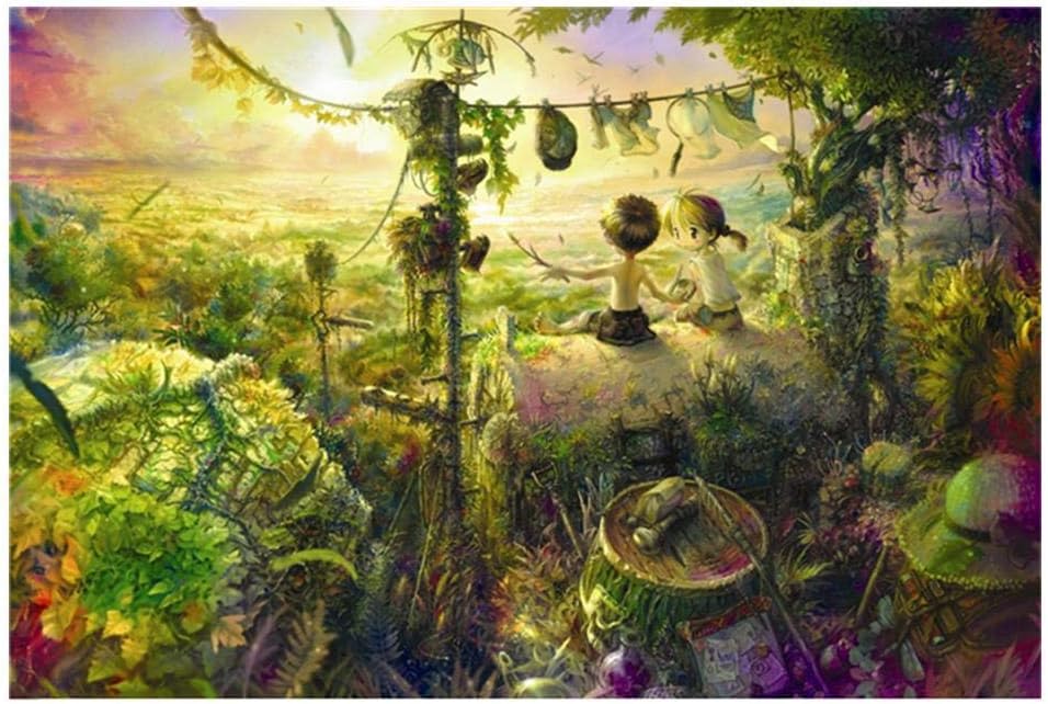 1000 Pieces Jigsaw Puzzles for Kids View Painting for Adults Education Stress Reliever Puzzles Stay at Home (Sunset)