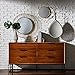 Amazon Brand – Rivet Rain Drop Oval Hanging Wall Mirror, 24 Inch Height, Weathered Finish