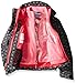 Columbia Girls Bugaboo Interchange Jacket, Large, Black Snowflake