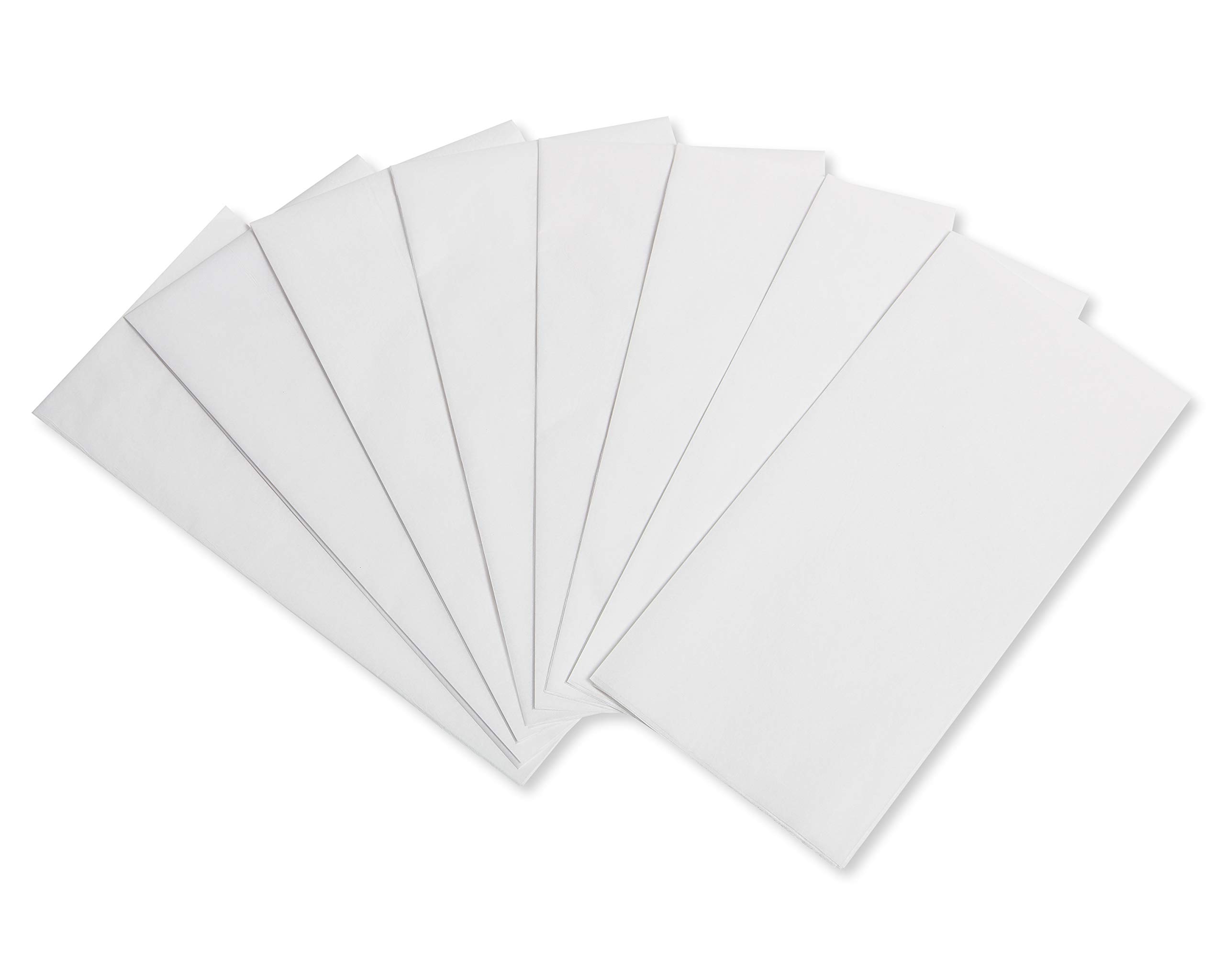 American Greetings 200 Sheets 20 in. x 20 in. Bulk White Tissue Paper for Birthdays, Gift Bags, DIY, Crafting and Holidays