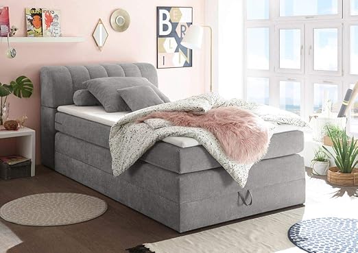 Froschkönig24 Bilbao - Cama con somier (140 x 200 cm, Cama Doble ...