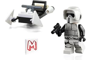 LEGO Star Wars The Mandalorian Minifigure - Imperial Scout Trooper with Blaster and Speeder Bike 75292