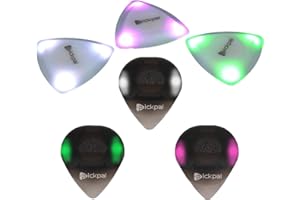 homwowo LED Glowing Guitar Picks Dazzling Guitar Picks Musicians Seeking Unique Instrument Accessories Light Up Light Up For 