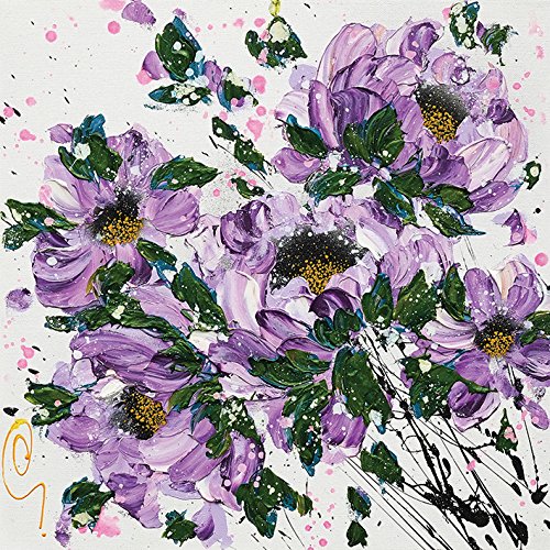 Clare Sykes Canvas, Multi-Colour, 40 x 40 cm