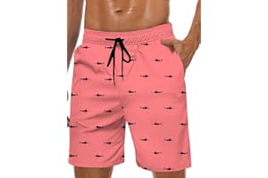 Lzzidou Men's Swim Trunks Mesh Lining Bathing Suit Quick Dry Board Shorts