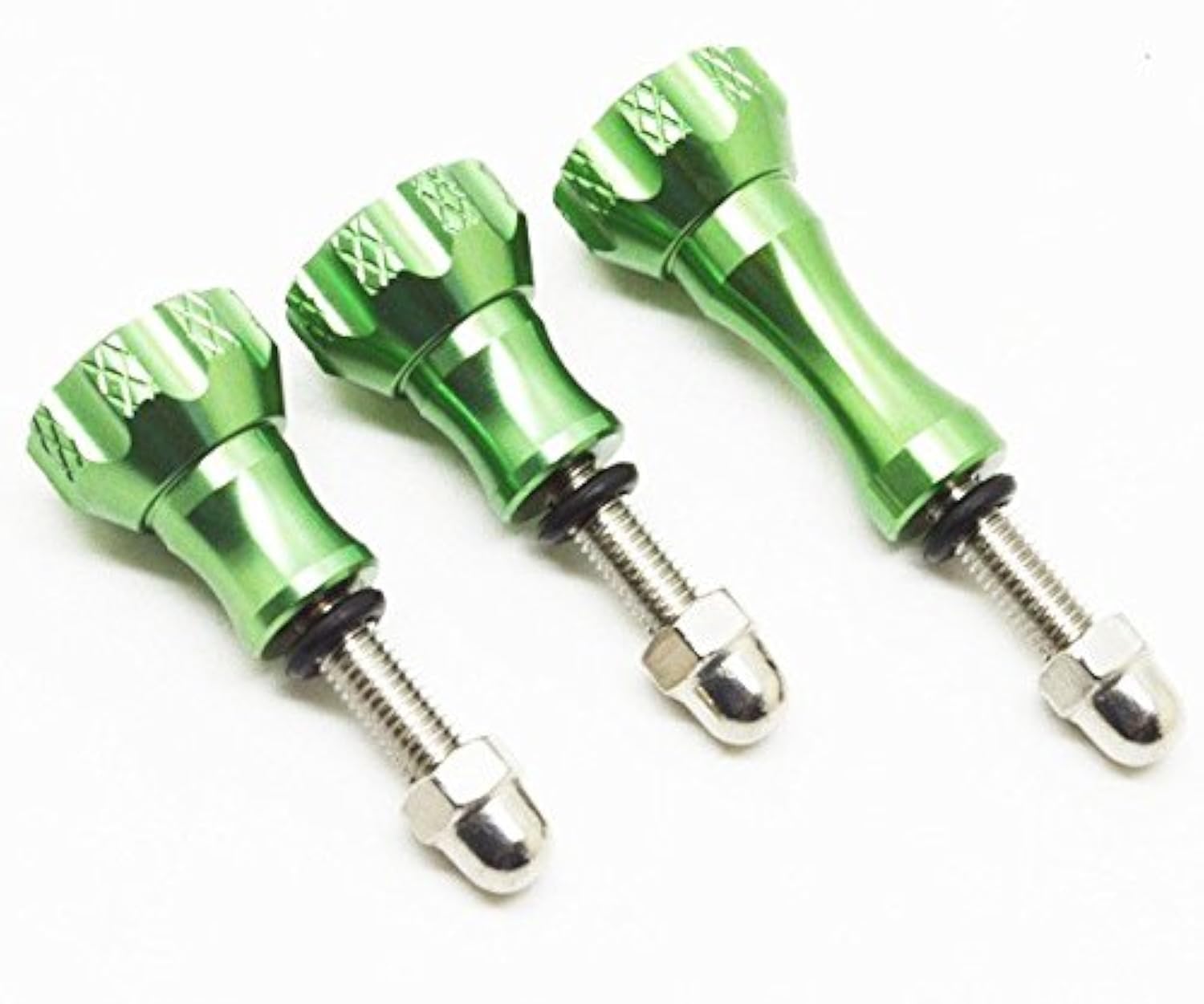 PROtastic 3x Aluminium Thumb Screws & Bolts (3 pack) Spare Metal Aluminium CNC Screw for Gopro Hero / SJCAM Action Cameras