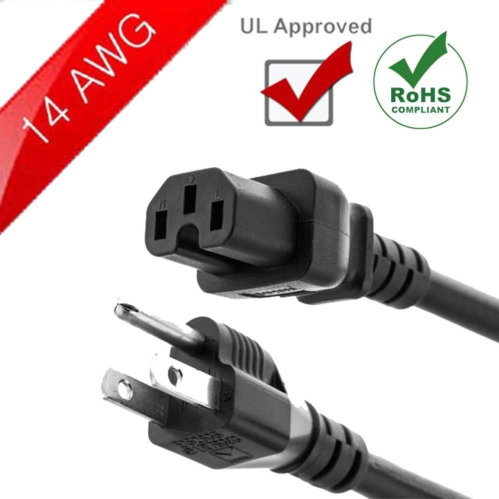 NEW HP ZR30W 30" LCD Monitor AC Power Cord Cable Plug Black