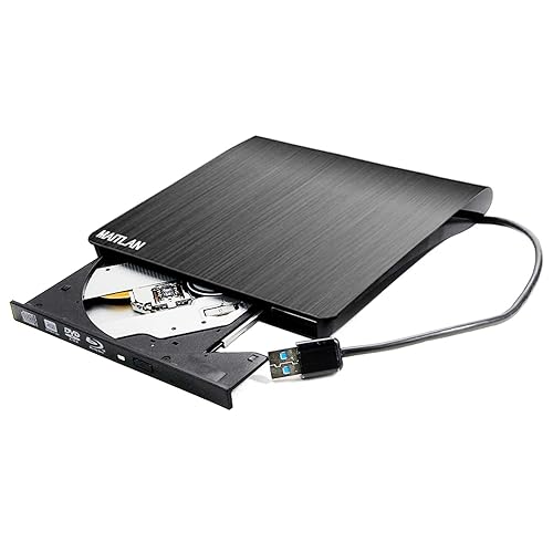 Ultra Thin External M-Disc 4K UHD Player Blu-ray Burner for