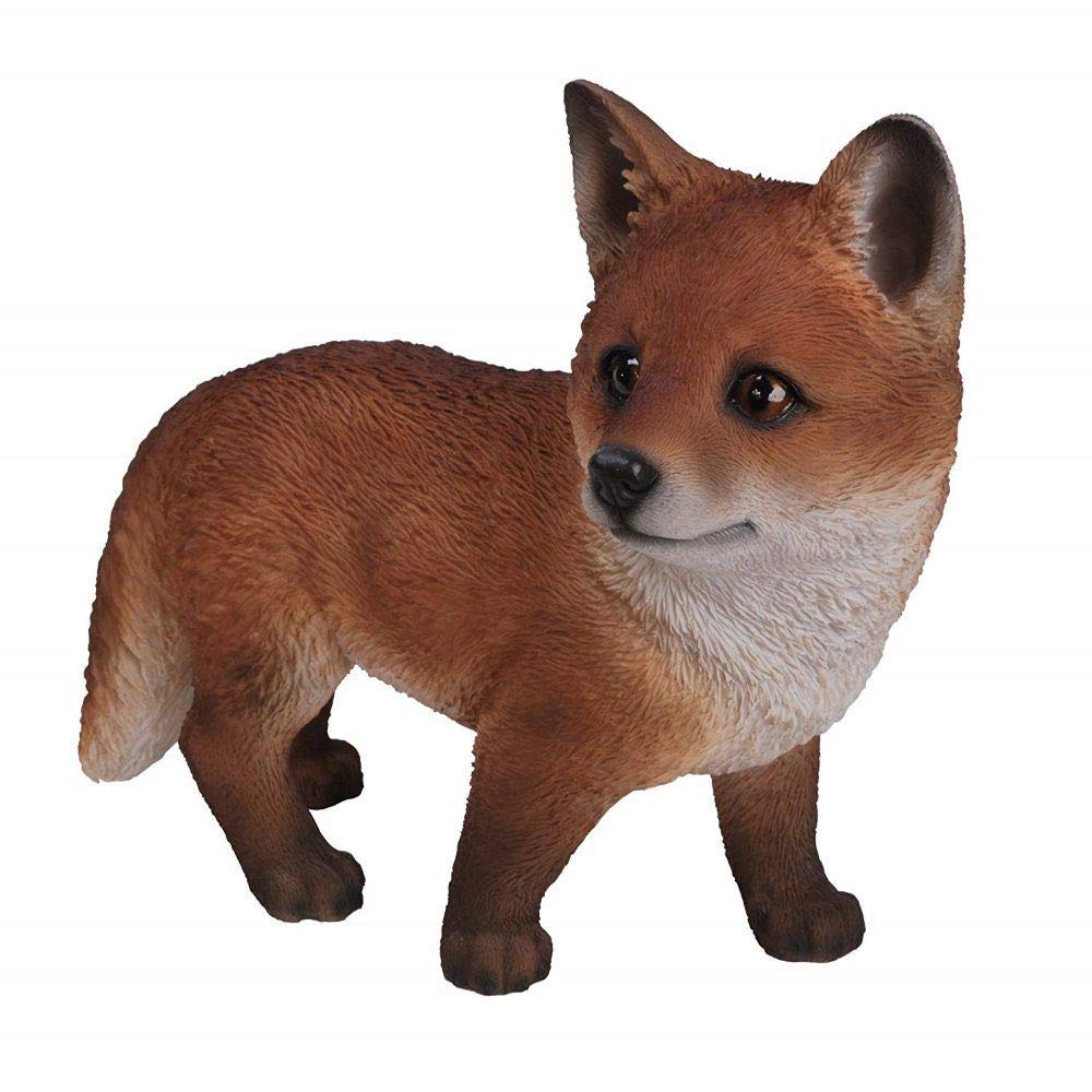 Vivid Arts Standing Fox Cub Resin Ornament