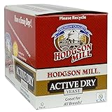 Hodgson Mill Active Dry Yeast, 0.31 Ounce (Pack of 48), More Yeast Than Most for Whole Grain Baking, Great for Whole Wheat Bread or Pizza Dough, Made in a Gluten-Free Facility