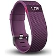 Fitbit Charge HR Wireless Activity Wristband, Plum, Small