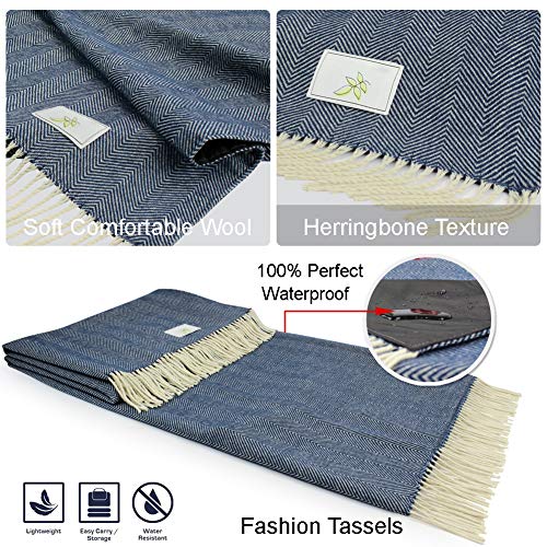 Good Gain Waterproof Picnic Blanket, Extra Large Foldable Beach Rug