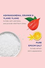 Dr Teal's Ashwagandha Foaming Bath 1L Clear Bath Soak Relaxation view 3