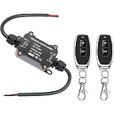 NEWNEWLIU DC12V/24V/48V/20A Waterproof Remote Control Switch | Wireless Remote Switch,164ft Long Range RF Remote Control Switches for Lighting, Water Pump,dust Collector