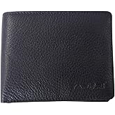 TAPORI Men’s Genuine Leather Bi-Fold Wallet | Premium Textured Leather Wallet with Coin Pocket, Multiple Card Slots & Dual Cash Compartments | Slim & Durable Everyday Wallet | (Dark Gray)